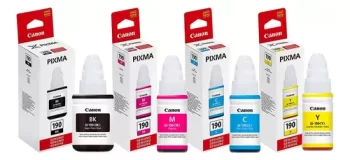 Kit de Tinta Canon G3100, G4100, G3110 e G190 – Tintas Originais para Impressoras Pixma